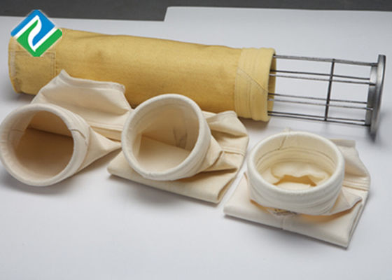 Prodotto intessuto della fibra di vetro di PTFE sacchetti filtro del cemento da 25 micron